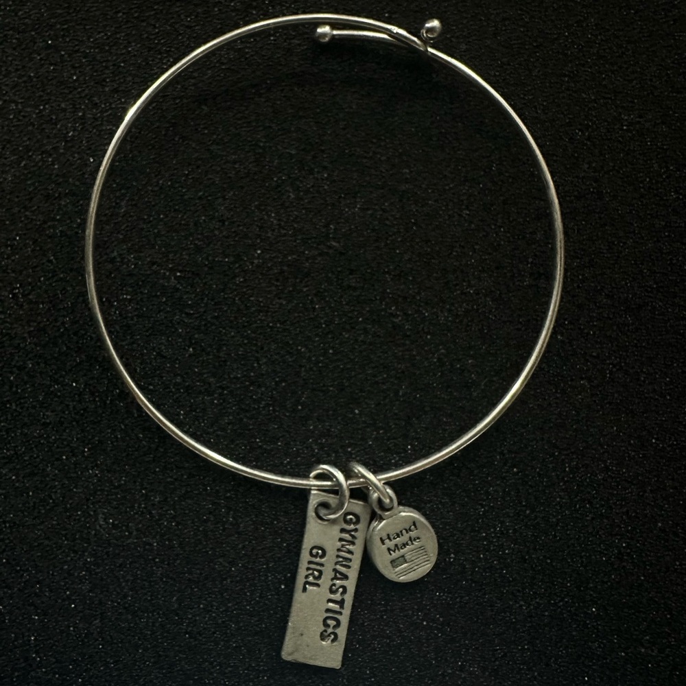 Silver charm bracelet